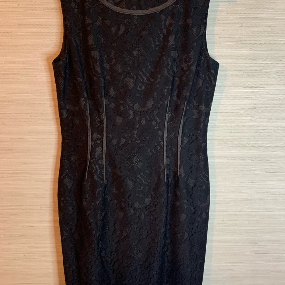 Designer Elie Tahari Black Sleeveless Dress in Size 6 - Picture 8 of 11